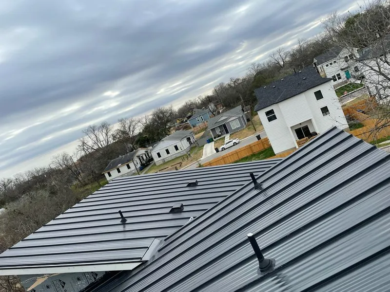 Standing seam metal roof panels with vents for Skylight Repair in Menominee